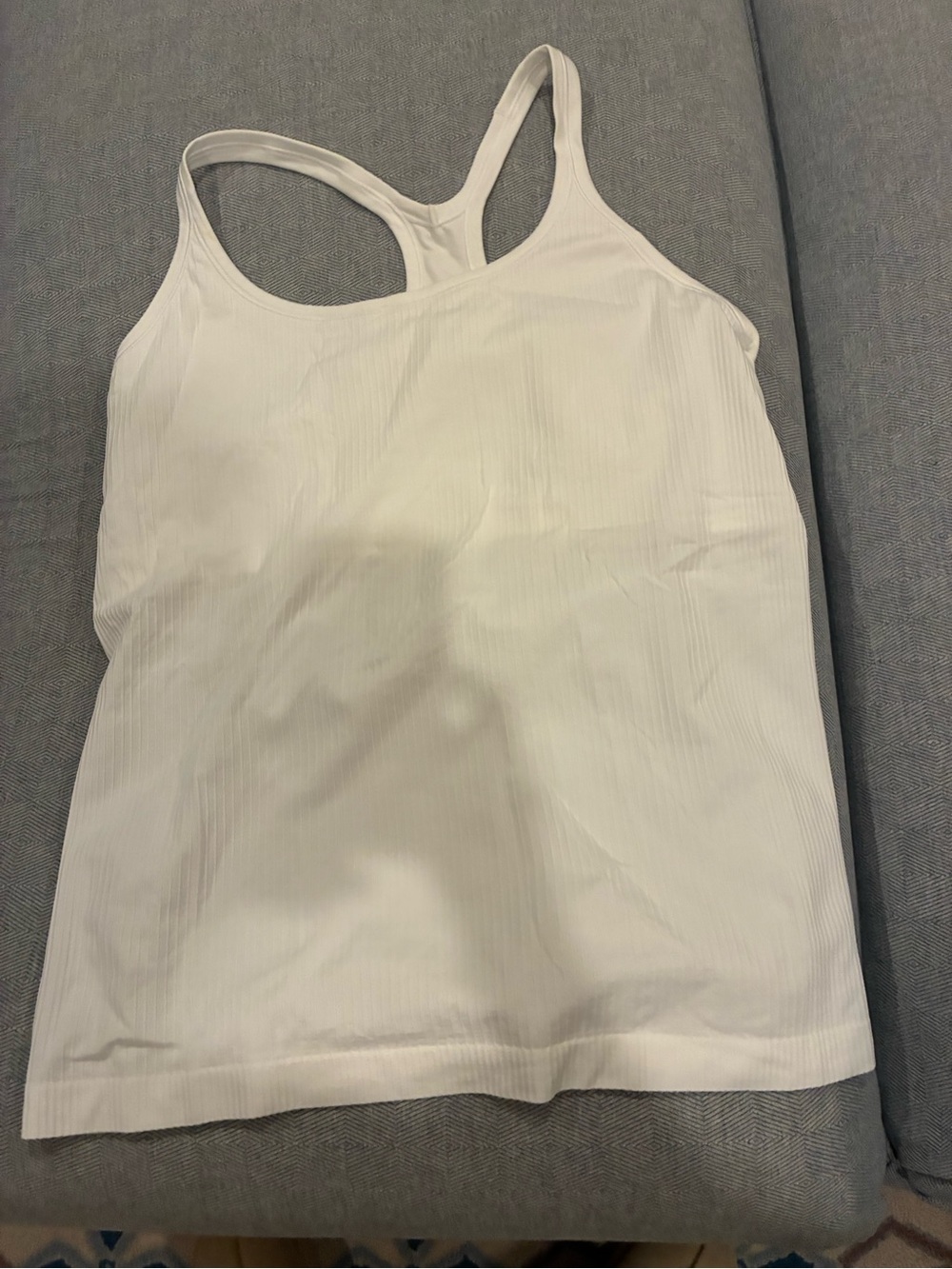 lululemon athletica White Racerback Tank